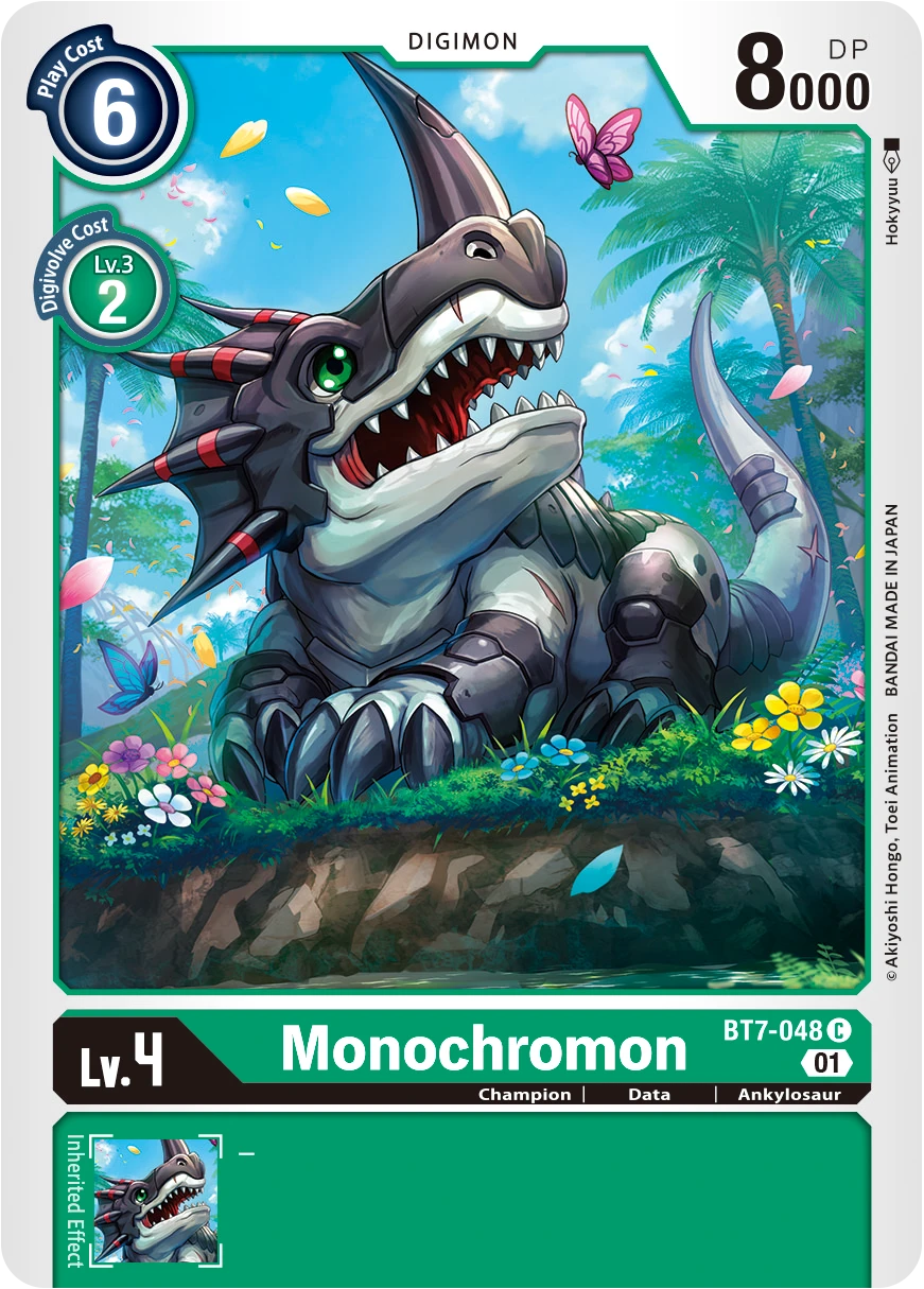 Digimon Card Game Sammelkarte BT7-048 Monochromon