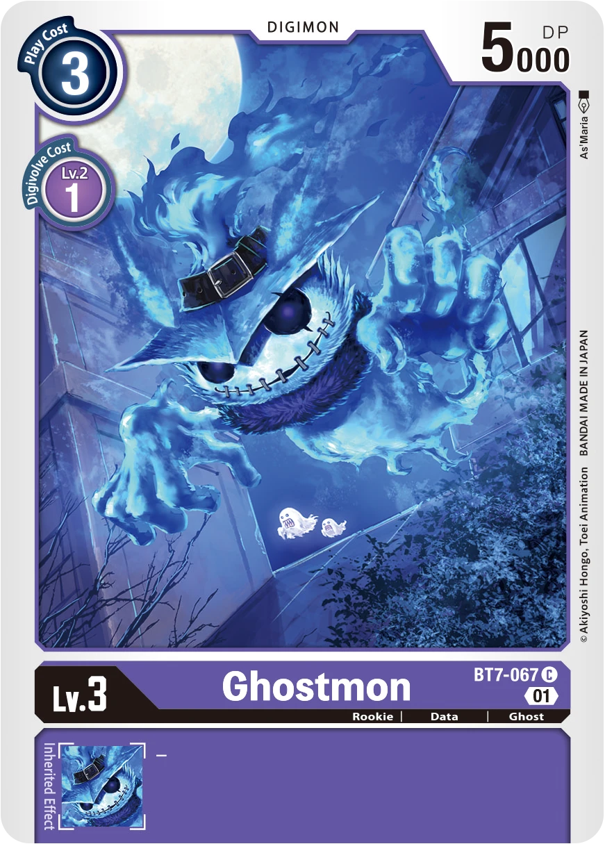 Digimon Card Game Sammelkarte BT7-067 Ghostmon