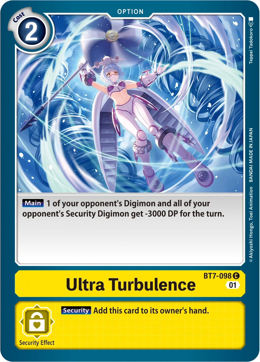 Digimon Card Game Sammelkarte BT7-098 Ultra Turbulence