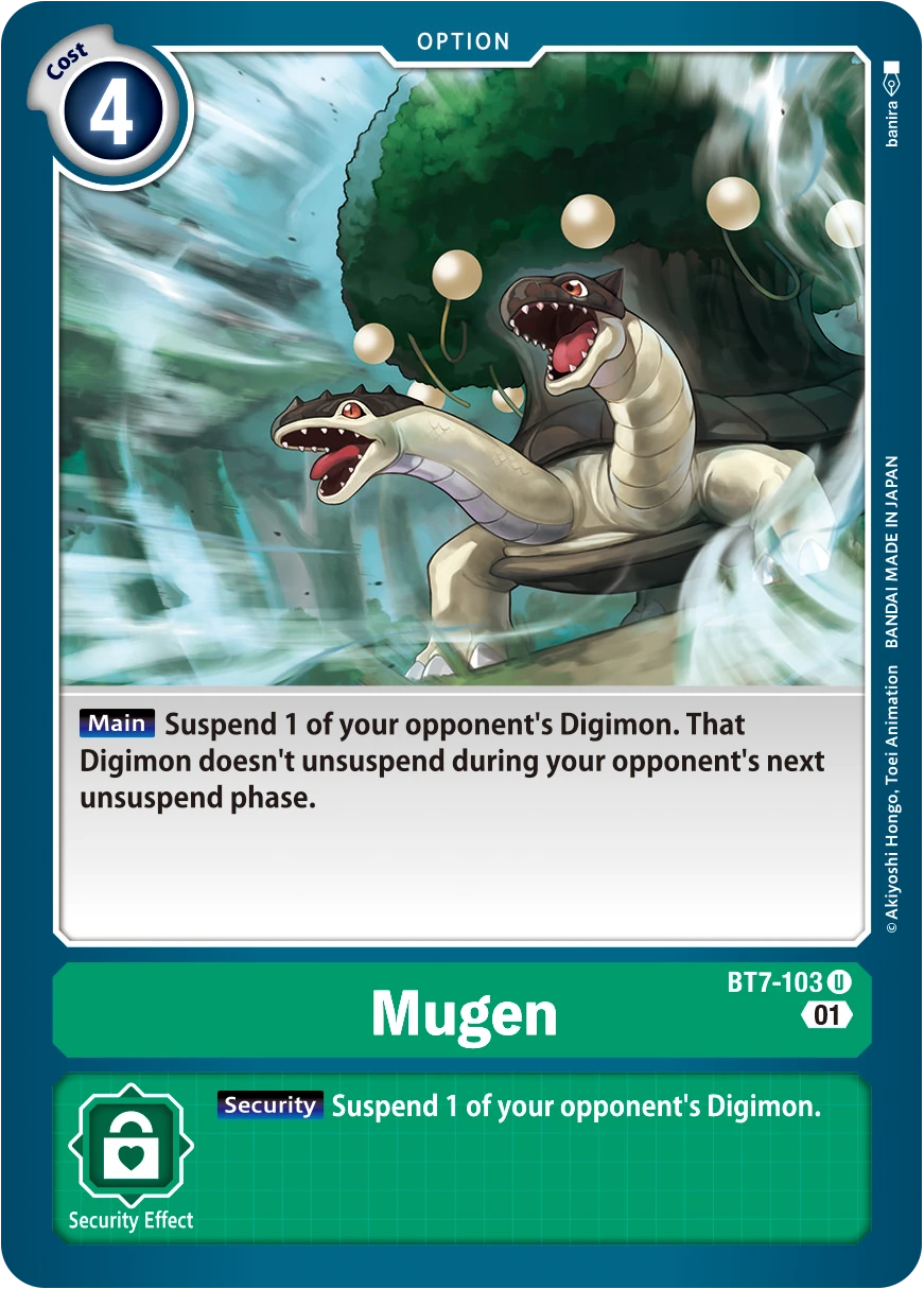 Digimon Card Game Sammelkarte BT7-103 Mugen