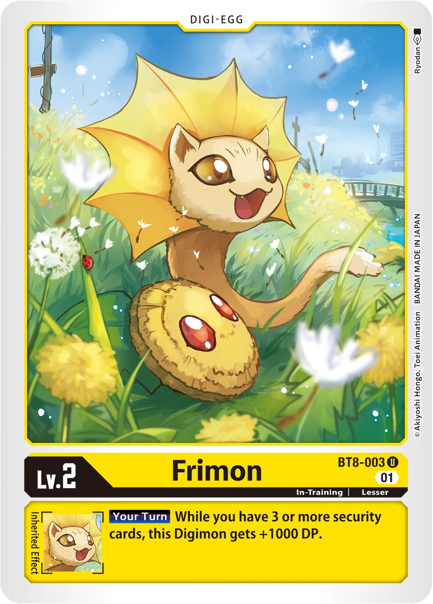 Digimon Card Game Sammelkarte BT8-003 Frimon