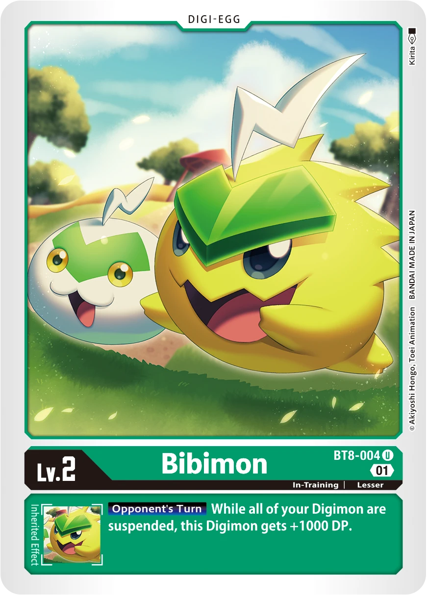 Digimon Card Game Sammelkarte BT8-004 Bibimon
