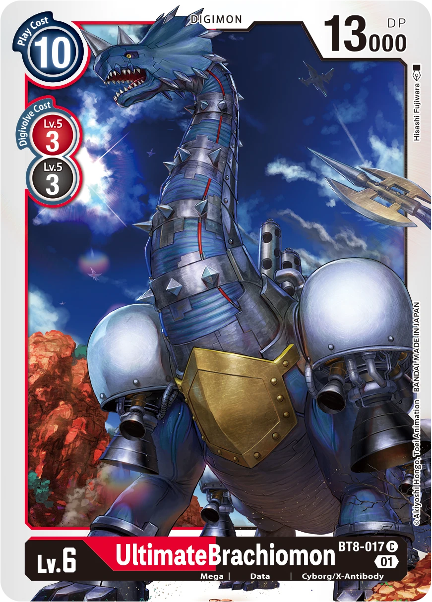 Digimon Card Game Sammelkarte BT8-017 UltimateBrachiomon