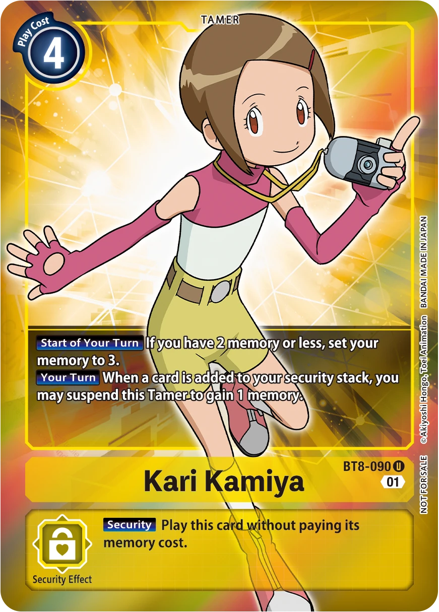 Digimon Card Game Sammelkarte BT8-090 Kari Kamiya alternatives Artwork 1