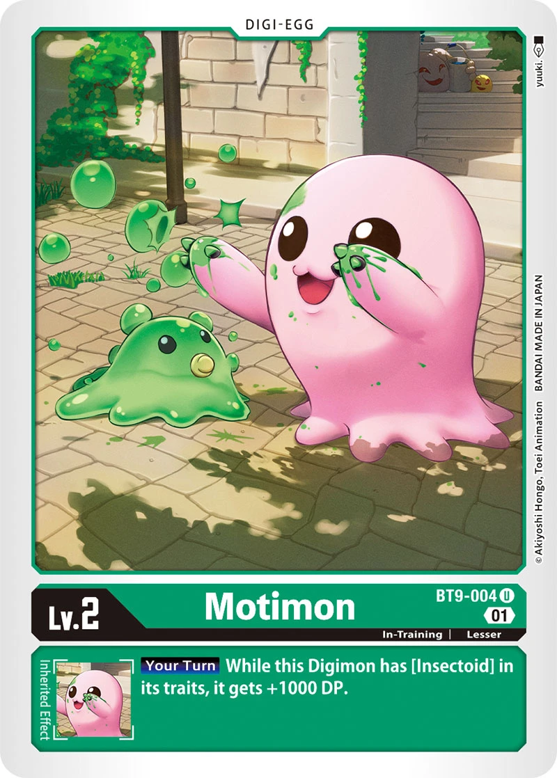 Digimon Card Game Sammelkarte BT9-004 Motimon