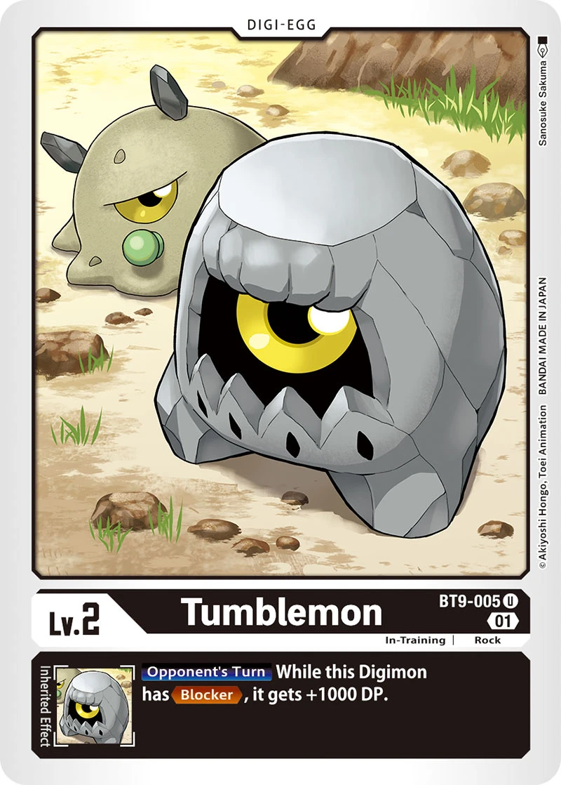 Digimon Card Game Sammelkarte BT9-005 Tumblemon