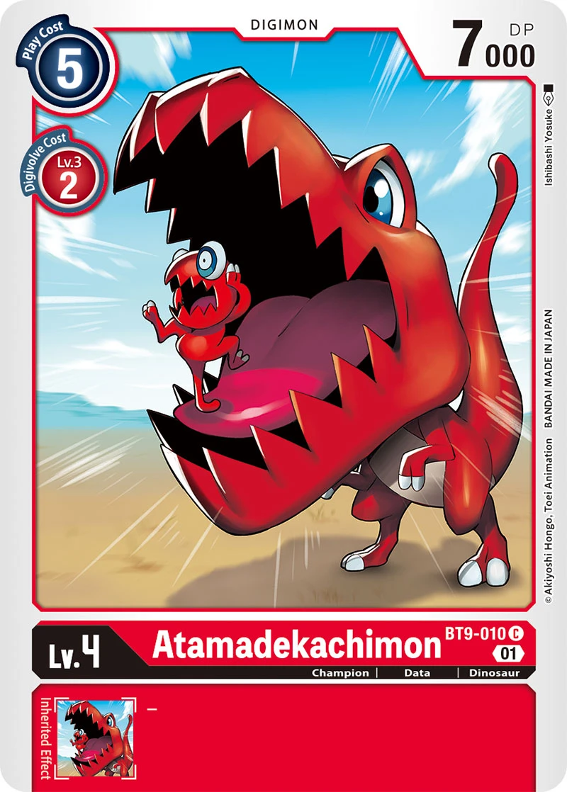 Digimon Card Game Sammelkarte BT9-010 Atamadekachimon