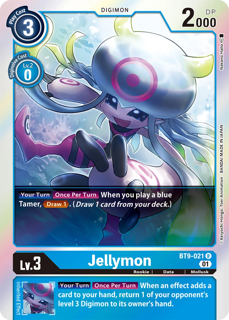 Digimon Card Game Sammelkarte BT9-021 Jellymon