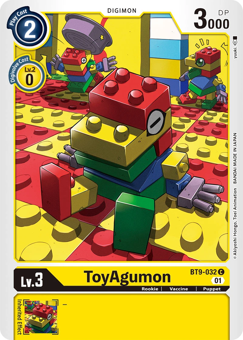 Digimon Card Game Sammelkarte BT9-032 ToyAgumon
