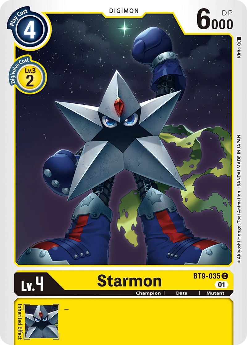 Digimon Card Game Sammelkarte BT9-035 Starmon