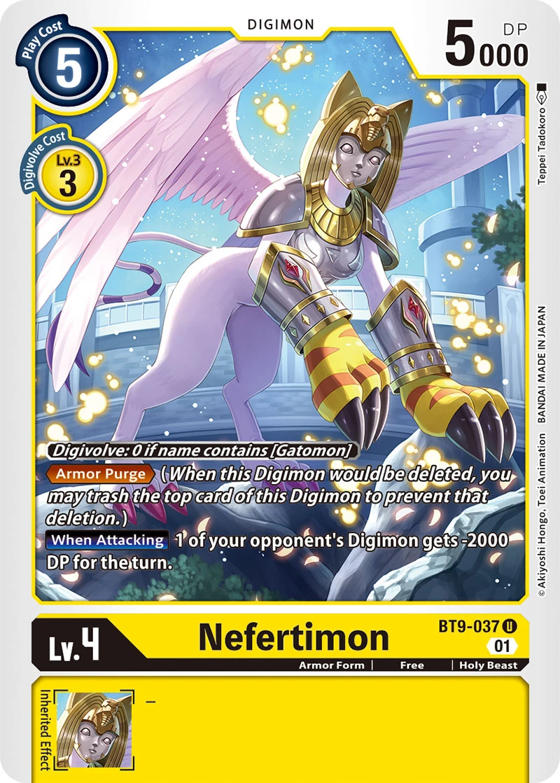Digimon Card Game Sammelkarte BT9-037 Nefertimon