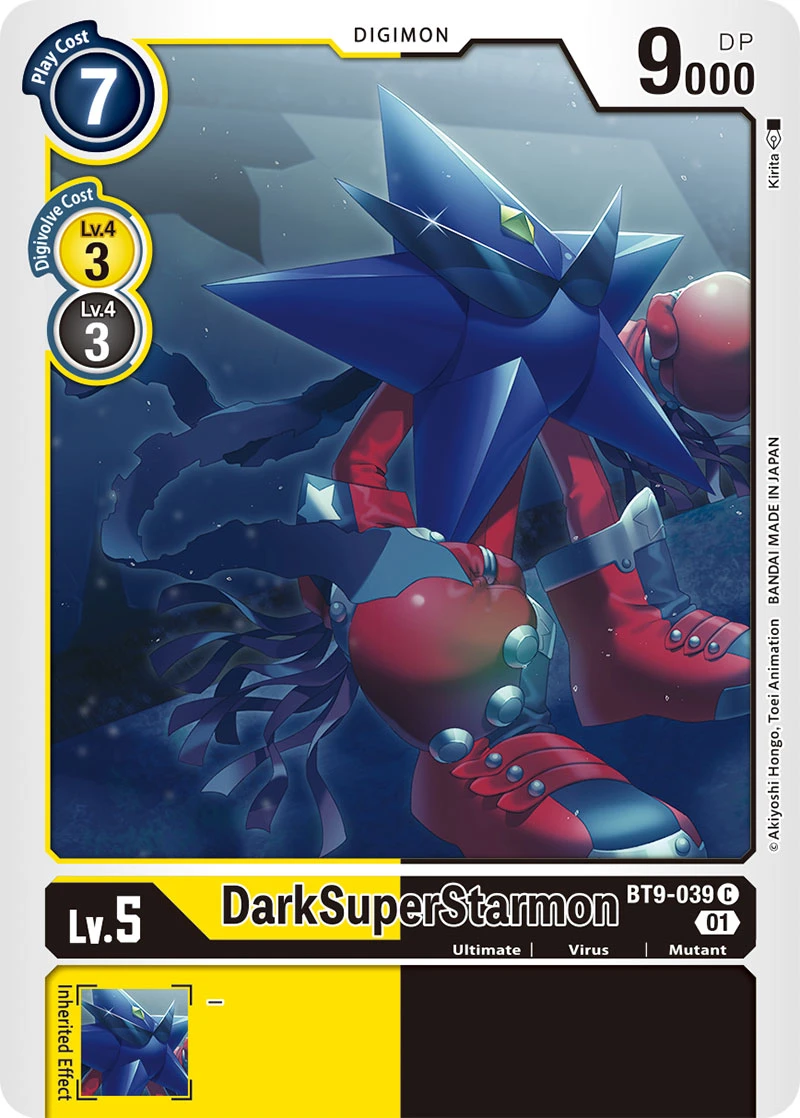 Digimon Card Game Sammelkarte BT9-039 DarkSuperStarmon