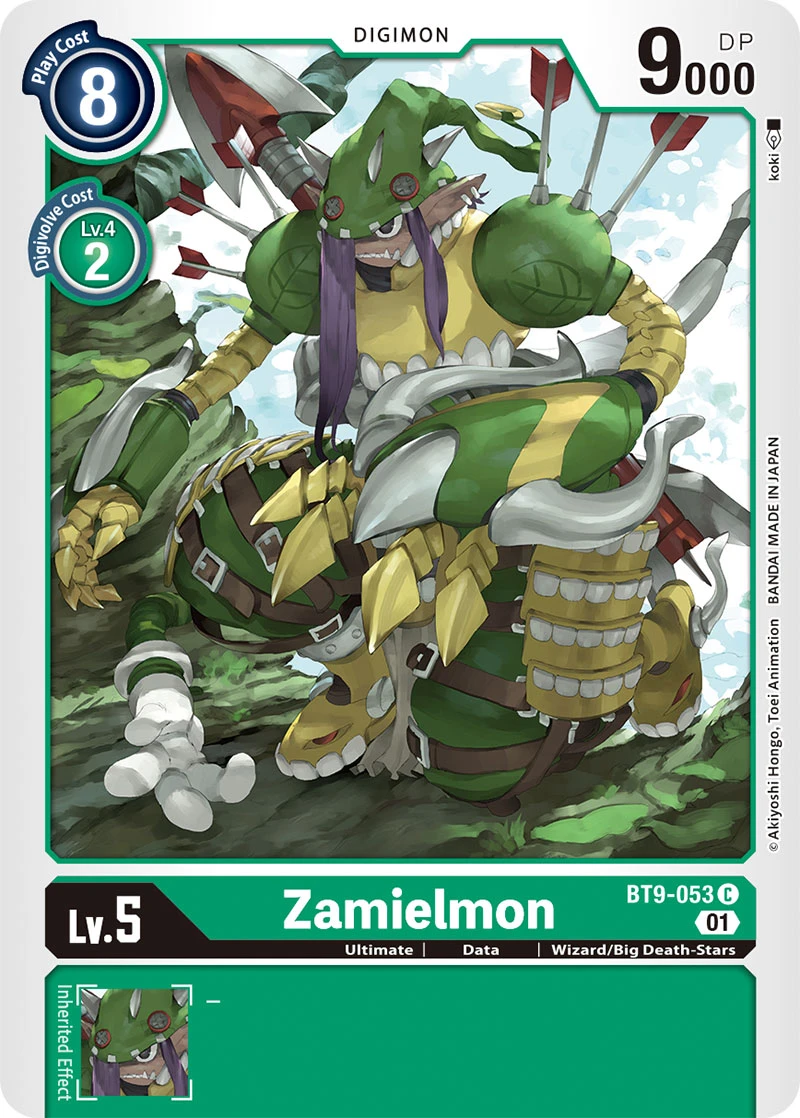 Digimon Card Game Sammelkarte BT9-053 Zamielmon