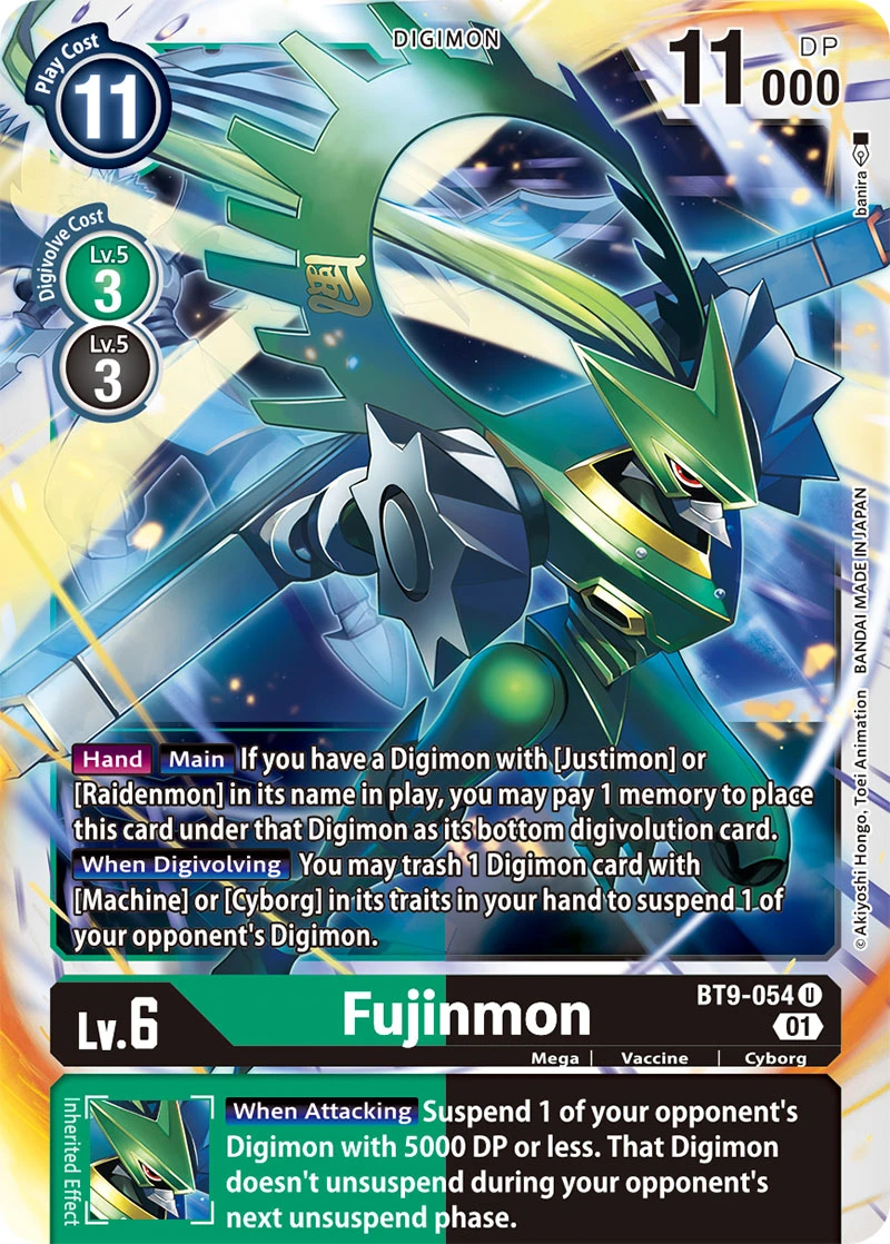 Digimon Card Game Sammelkarte BT9-054 Fujinmon