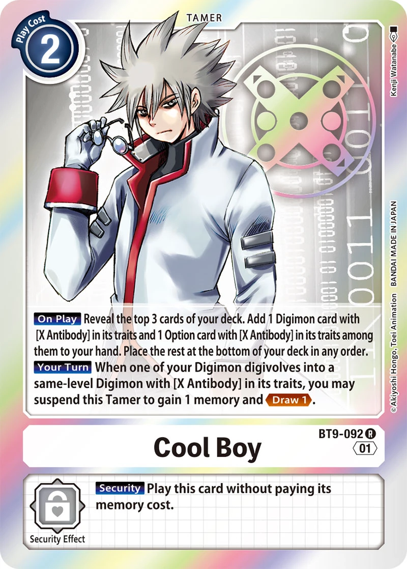Digimon Card Game Sammelkarte BT9-092 Cool Boy