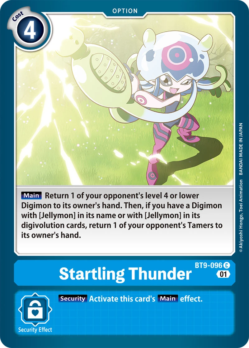 Digimon Card Game Sammelkarte BT9-096 Startling Thunder