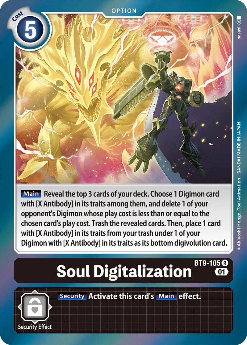 Digimon Card Game Sammelkarte BT9-105 Soul Digitalization