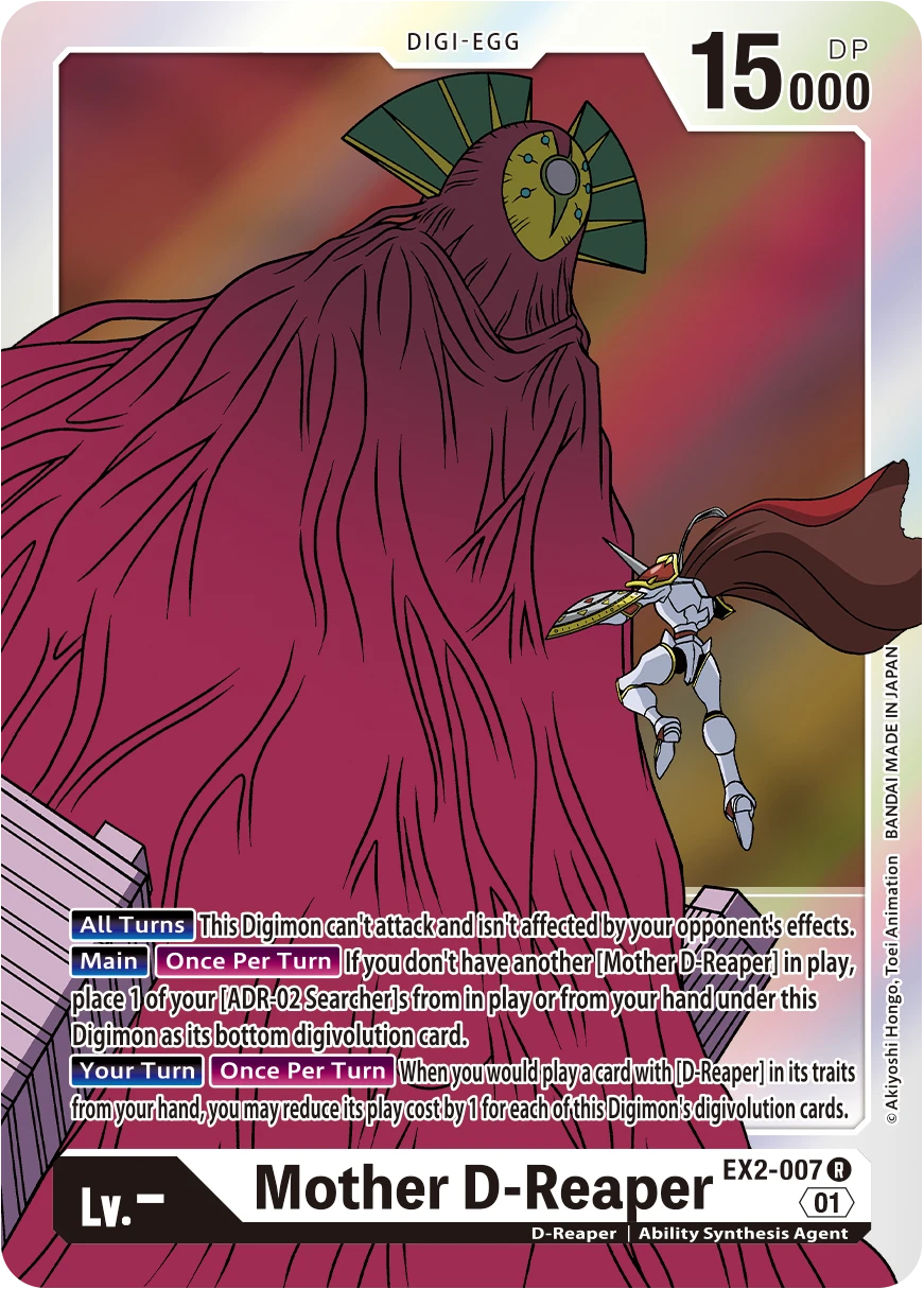 Digimon Card Game Sammelkarte EX2-007 Mother D-Reaper