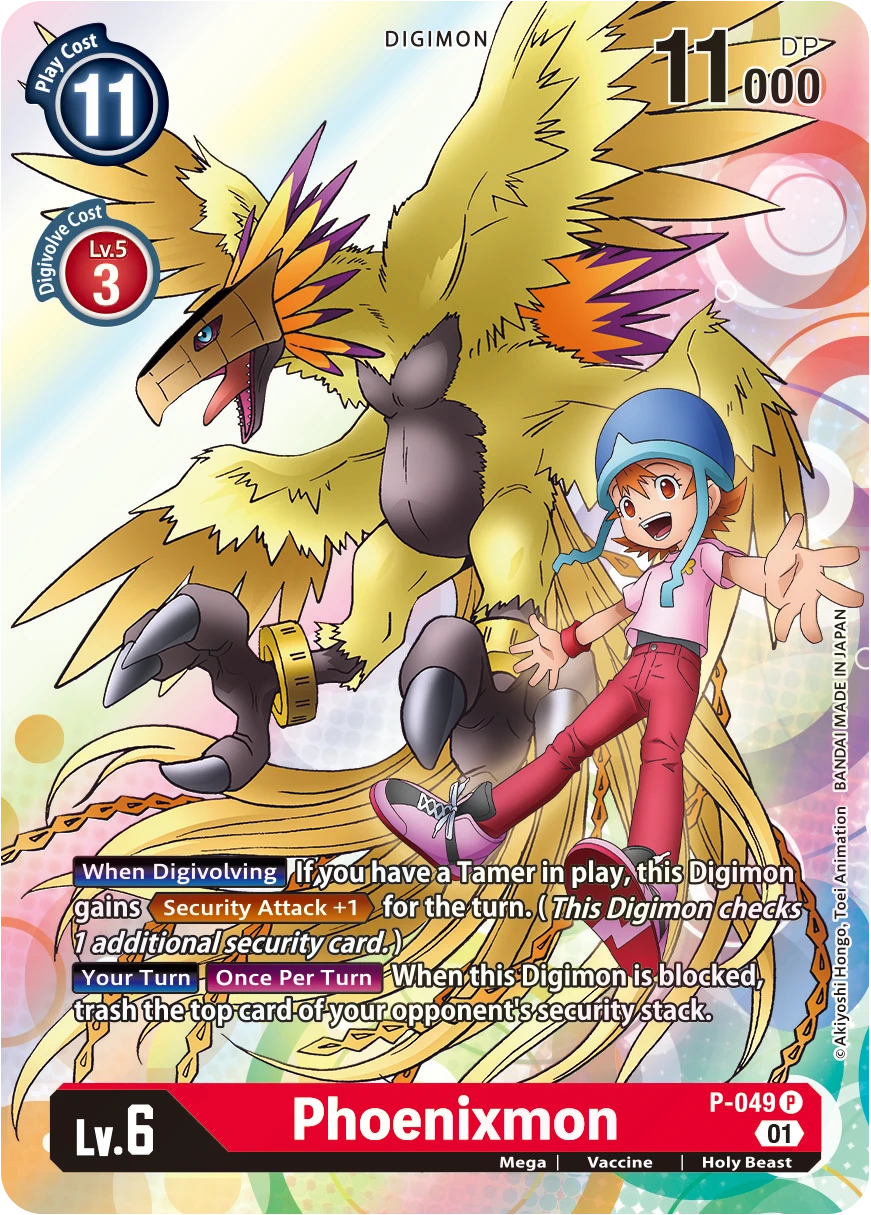 Digimon Card Game Sammelkarte P-049 Phoenixmon