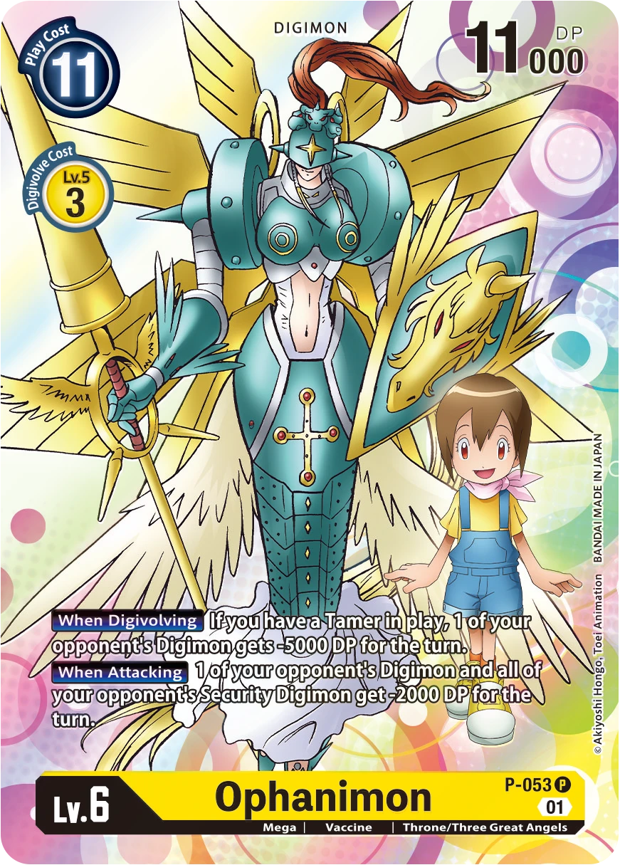 Digimon Card Game Sammelkarte P-053 Ophanimon