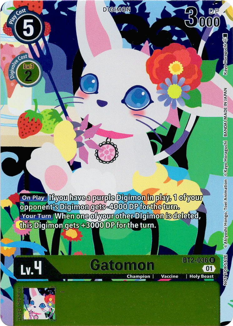 Digimon Card Game Sammelkarte BT2-036 テイルモン alternatives Artwork 1