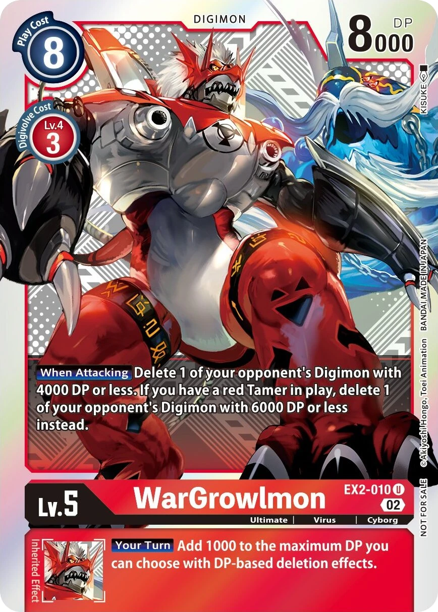 Digimon Card Game Sammelkarte EX2-010 メガログラウモン alternatives Artwork 2