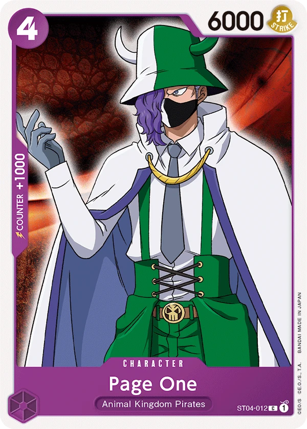 One Piece Card Game - Page One ST4-012