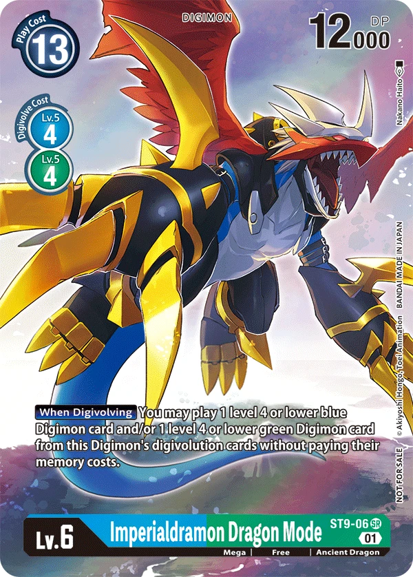 Imperialdramon Dragon Mode Boxtopper Digimon Card Game