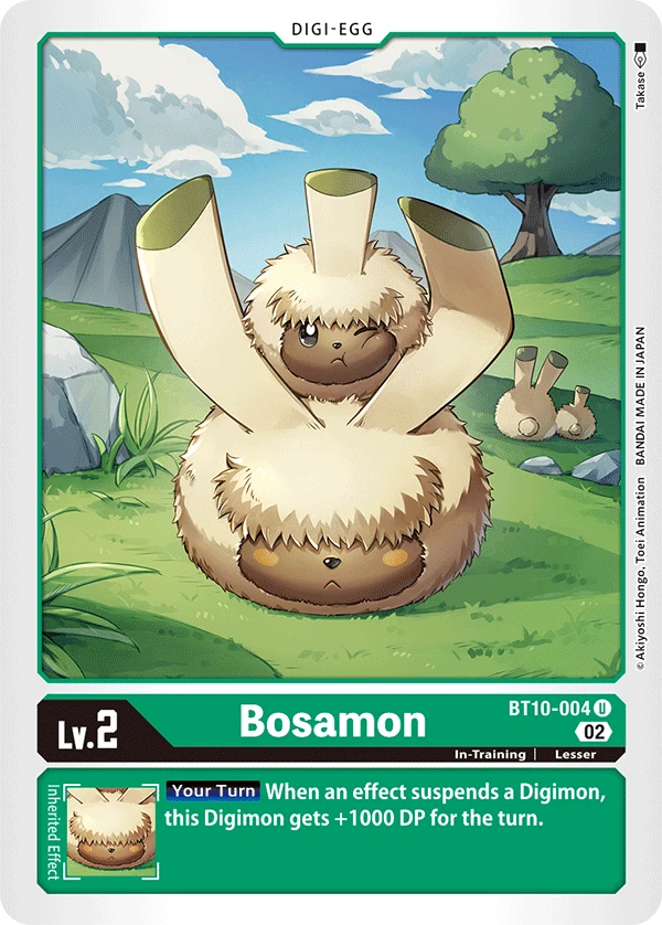 Digimon Card Game Sammelkarte BT10-004 Bosamon