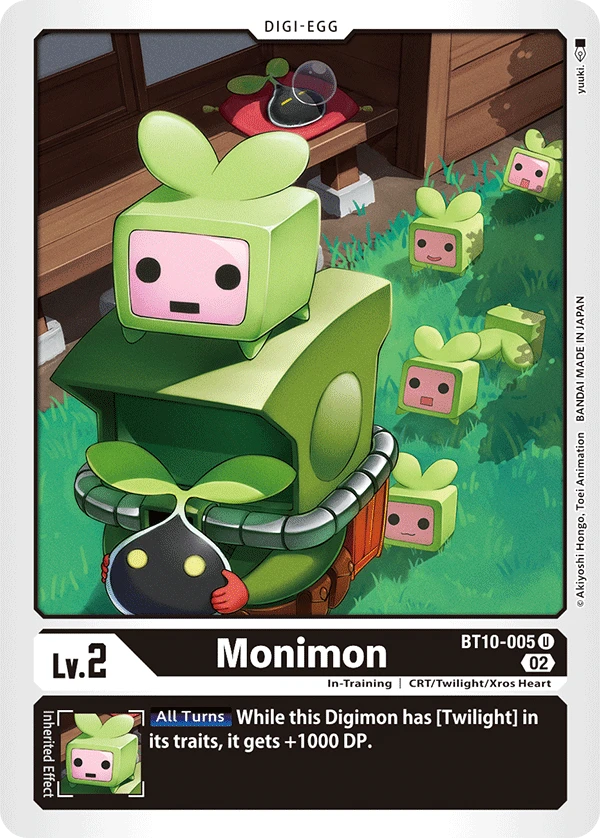 Digimon Card Game Sammelkarte BT10-005 Monimon