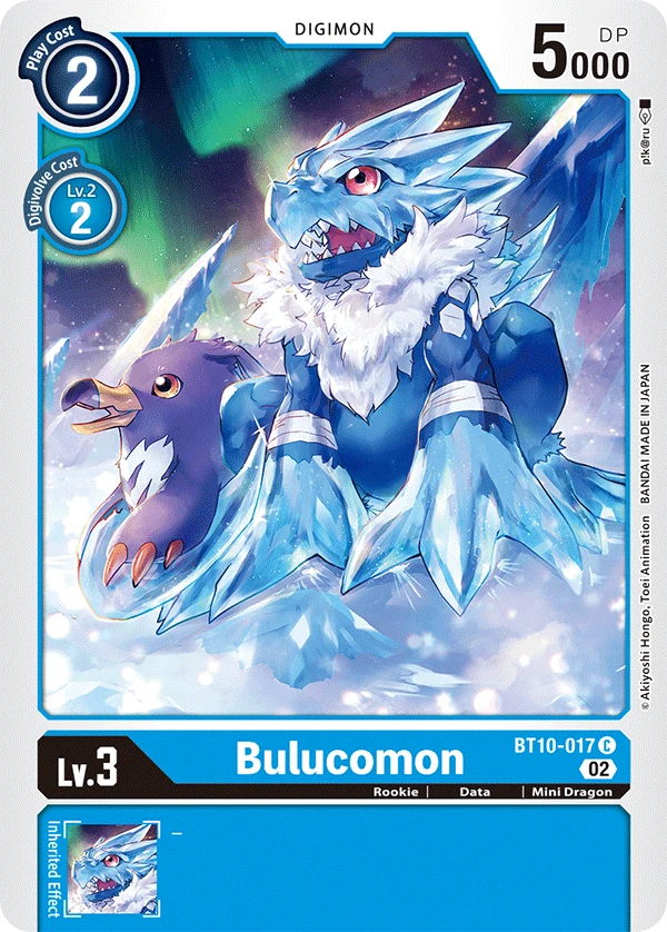 Digimon Card Game Sammelkarte BT10-017 Bulucomon