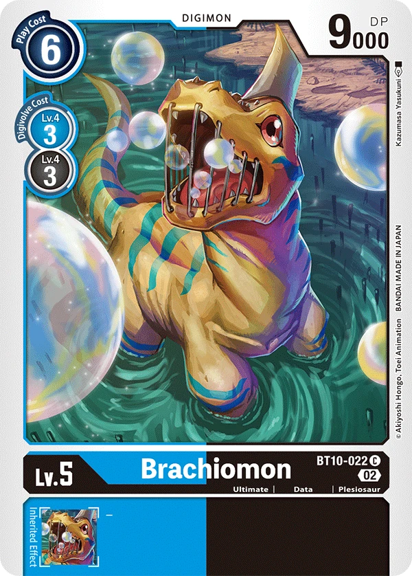 Digimon Card Game Sammelkarte BT10-022 Brachiomon