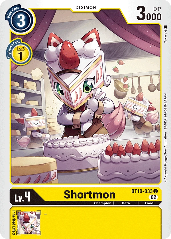 Digimon Card Game Sammelkarte BT10-033 Shortmon