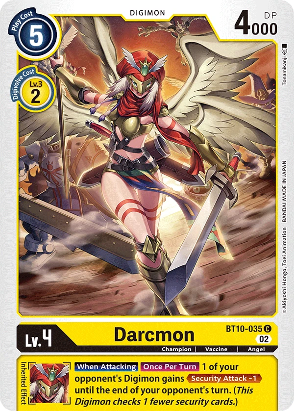 Digimon Card Game Sammelkarte BT10-035 Darcmon