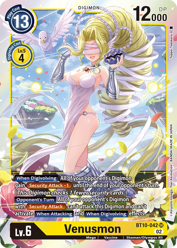 Digimon Card Game Sammelkarte BT10-042 Venusmon