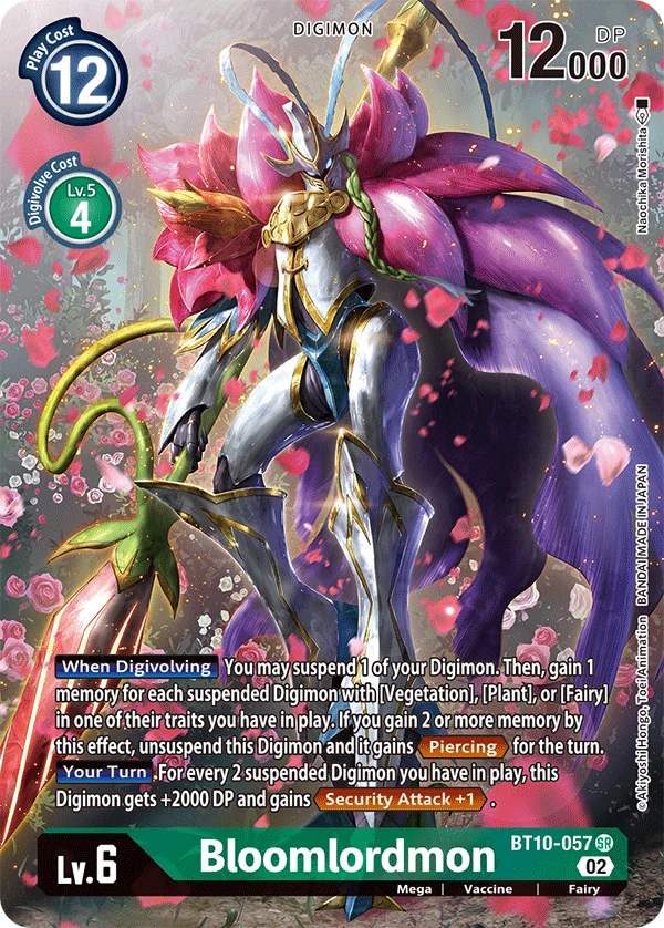 Digimon Card Game Sammelkarte BT10-057 Bloomlordmon alternatives Artwork 1