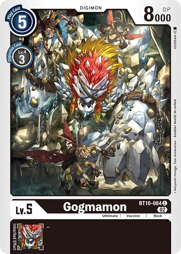 Digimon Card Game Sammelkarte BT10-064 Gogmamon