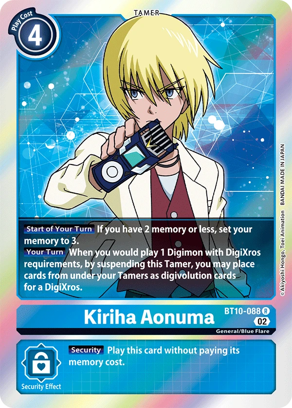 Digimon Card Game Sammelkarte BT10-088 Kiriha Aonuma
