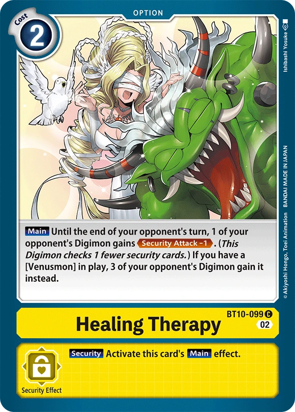 Digimon Card Game Sammelkarte BT10-099 Healing Therapy