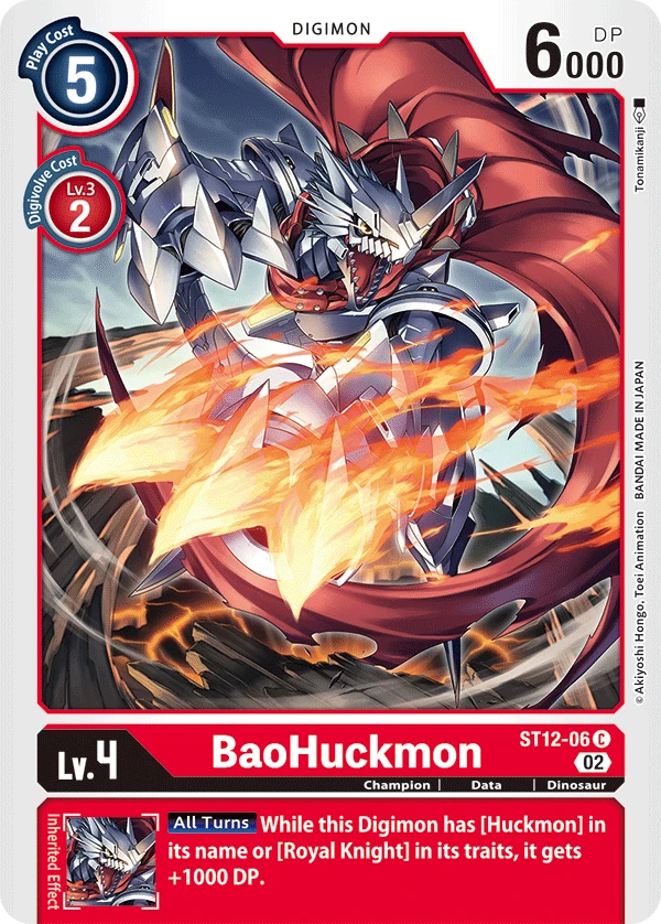 Digimon Card Game Sammelkarte ST12-06 BaoHuckmon