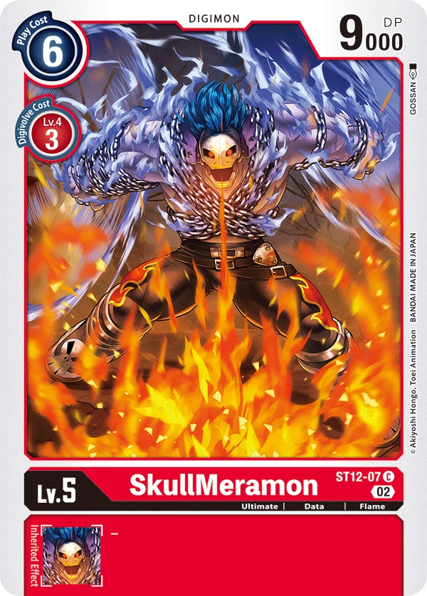 Digimon Card Game Sammelkarte ST12-07 SkullMeramon