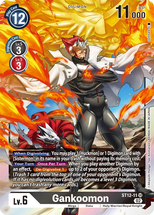 Digimon Card Game Sammelkarte ST12-11 Gankoomon