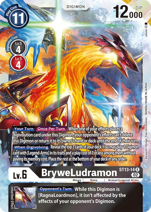 Digimon Card Game Sammelkarte ST13-14 BryweLudramon