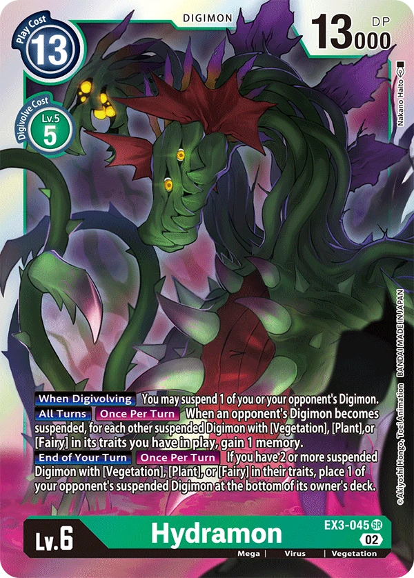 Digimon Card Game Sammelkarte EX3-045 Hydramon
