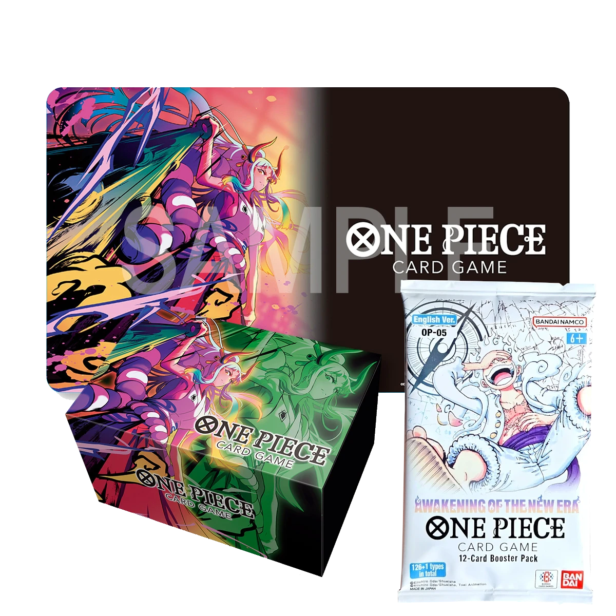 One Piece Card Game Storage Box Playmat Set Yamato