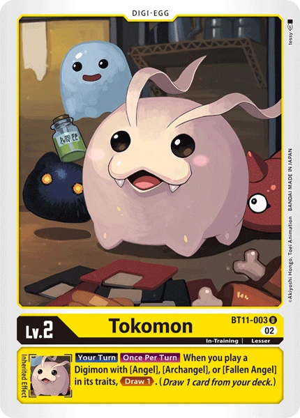 Digimon Card Game Sammelkarte BT11-003 Tokomon