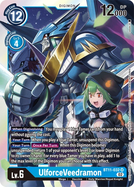 Digimon Card Game Sammelkarte BT11-032 UlforceVeedramon
