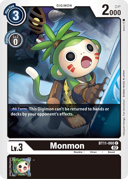 Digimon Card Game Sammelkarte BT11-060 Monmon