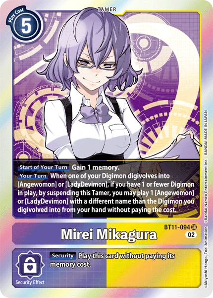 Digimon Card Game Sammelkarte BT11-094 Mirei Mikagura