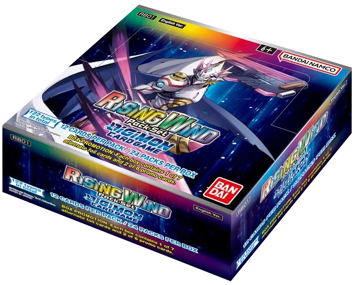 Digimon Card Game: RB-1 Rising Wind Reboot Booster Display Box Produktbild